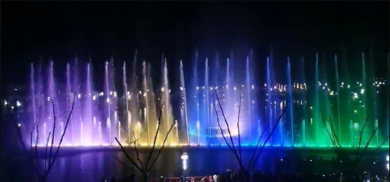 济南某大型公园程控喷泉项目