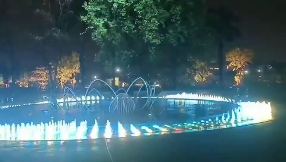 上海某湖大型音乐喷泉项目